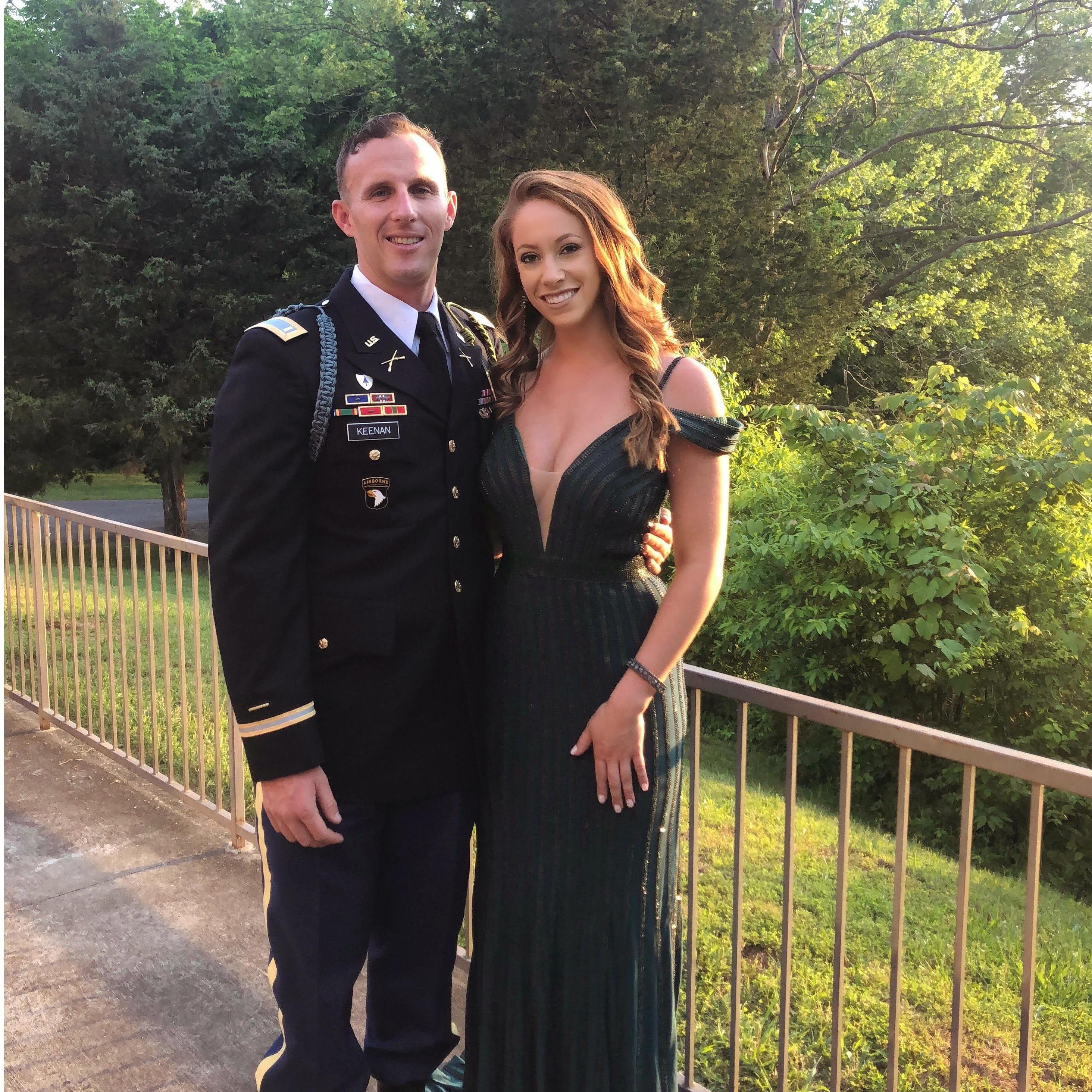 Our first Army Ball together