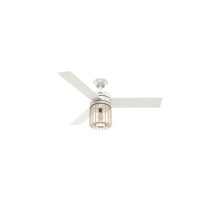 52" Ronan Ceiling Fan with Remote White (Includes Energy Efficient Light)- Hunter
