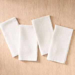 European Flax Linen 20" x 20" Napkin Set -Flax (Set of 8)