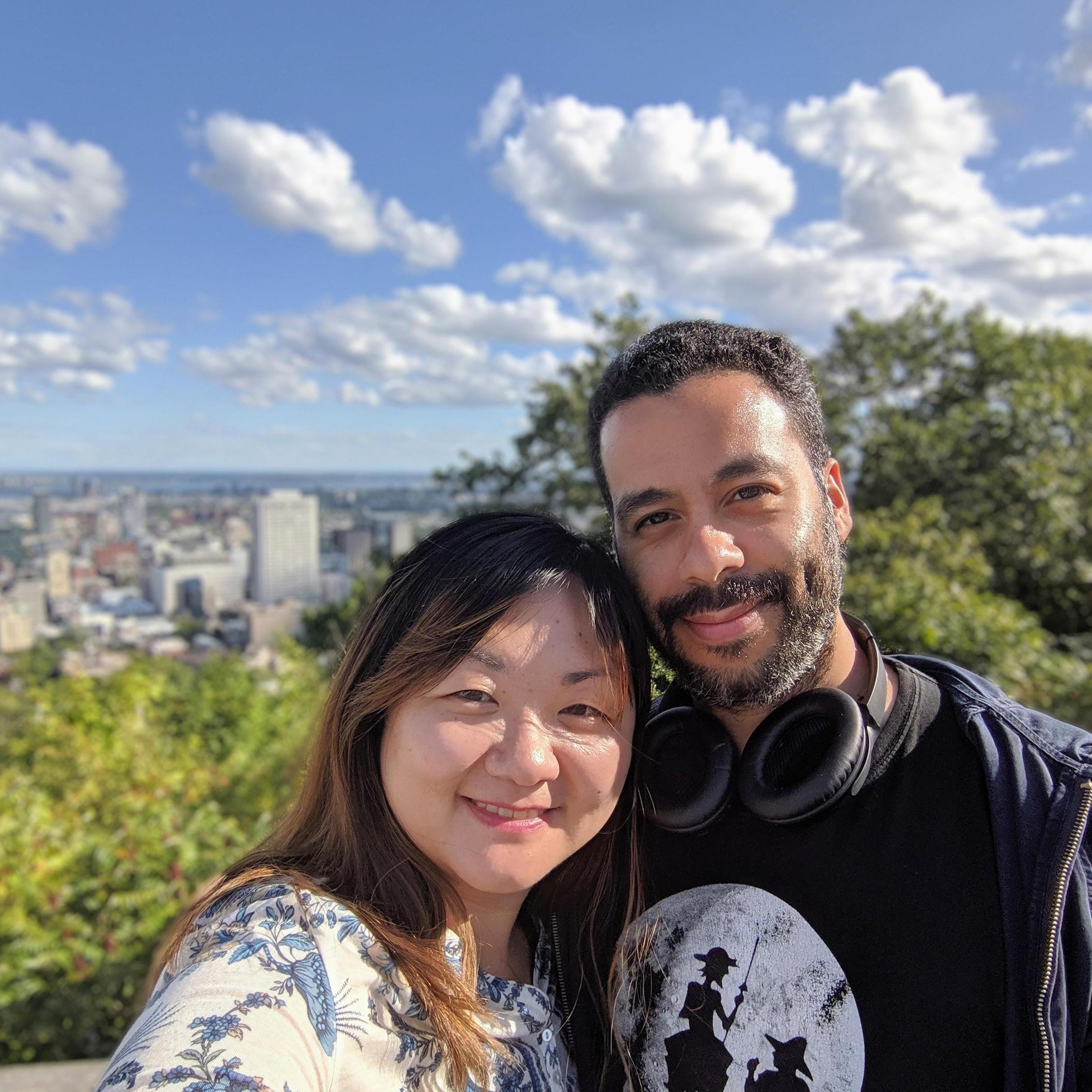 At the top of Parc du Mont-Royal, Montreal in 2019
