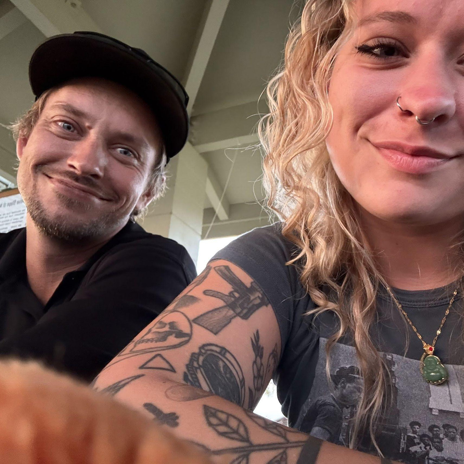 Our first photo together!