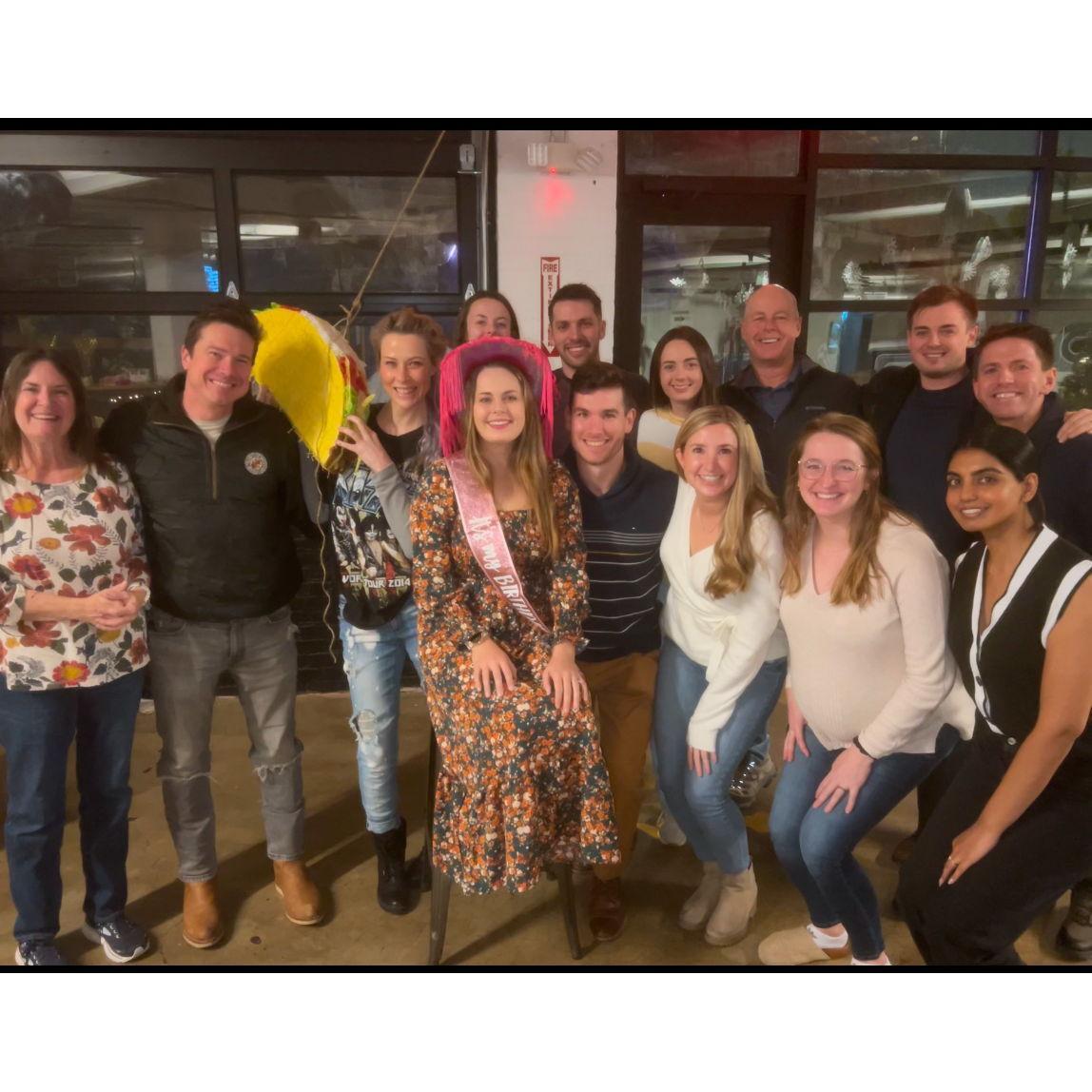 So much fun celebrating one of Kelsey's birthdays down in Memphis! We even had a taco pinata!