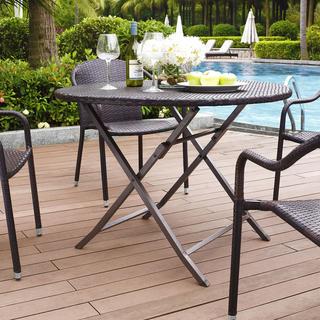 Palm Harbor Outdoor Wicker Folding Table