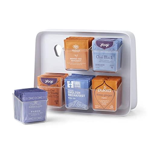YouCopia New TeaStand Tea Organizer, 120-Bag, White