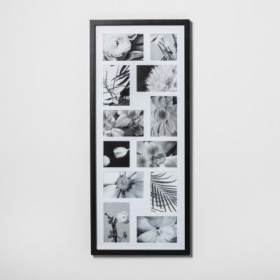 Thin Collage 12 Multi-Size Photo Frame Black - Made By Design™