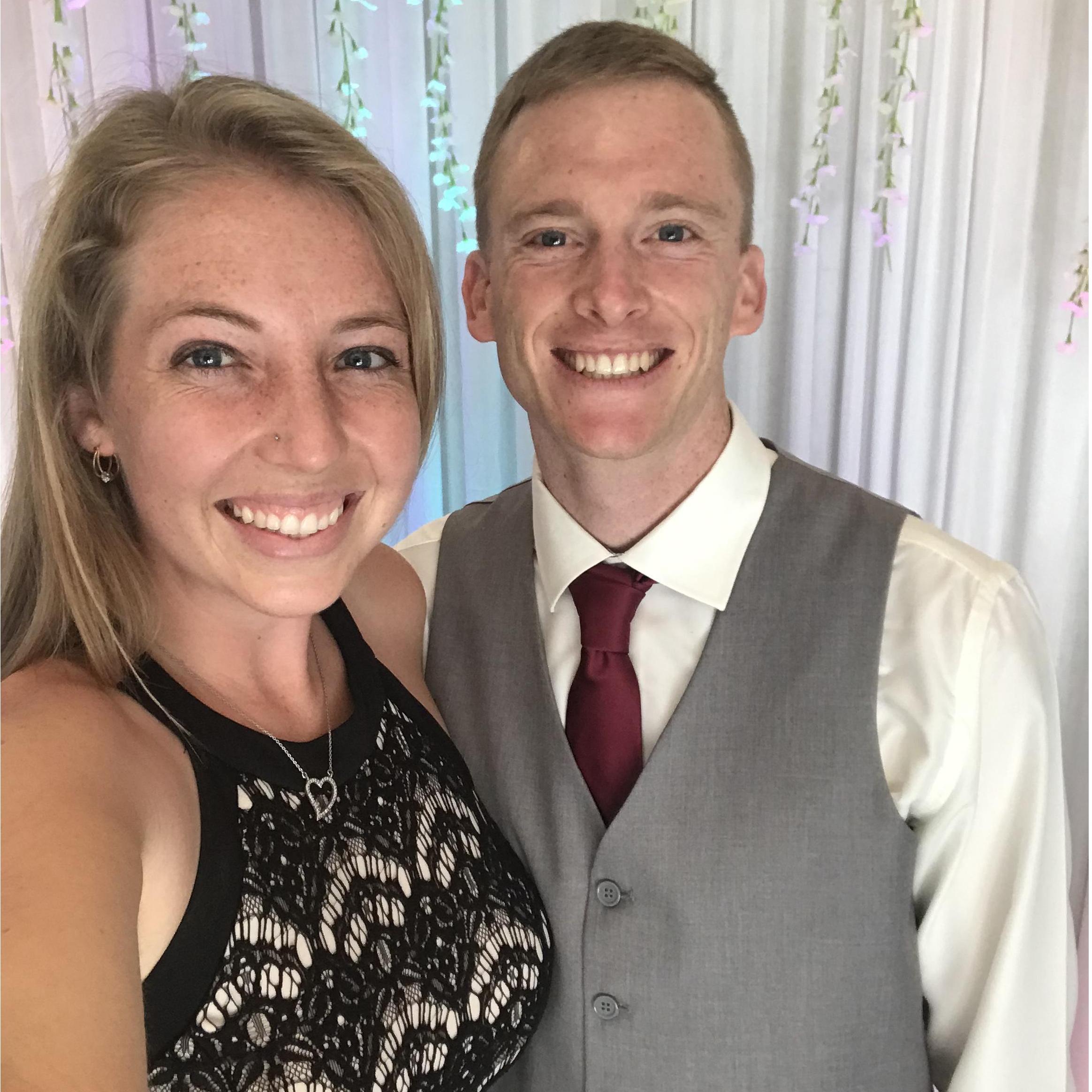 All fancy for Phil's wedding