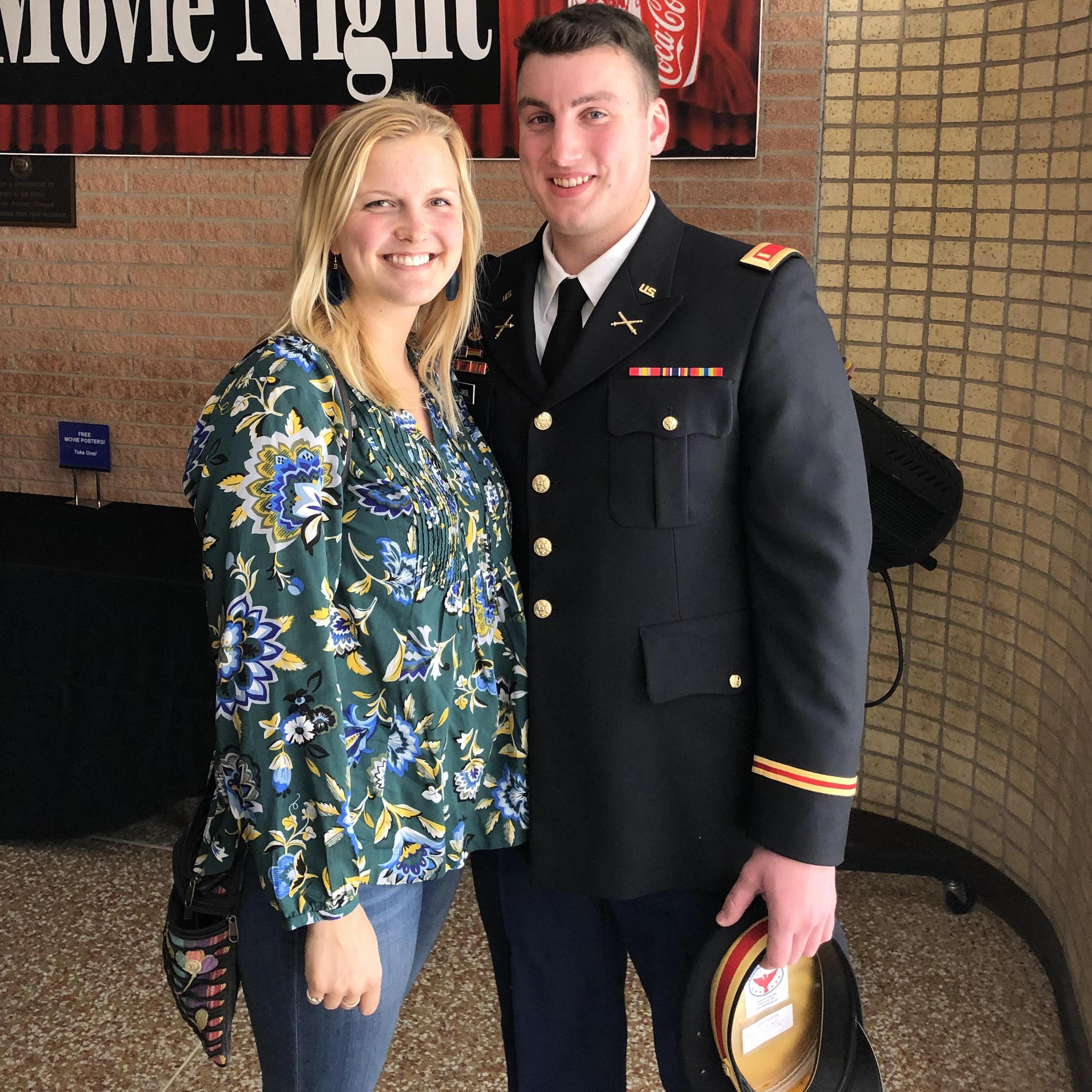 Grant graduated from BOLC (Officer Course)! | OK - January 2019