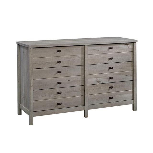 Sauder Cottage Road Dresser, L: 56.77" x W: 19.29" x H: 35.35", Mystic Oak