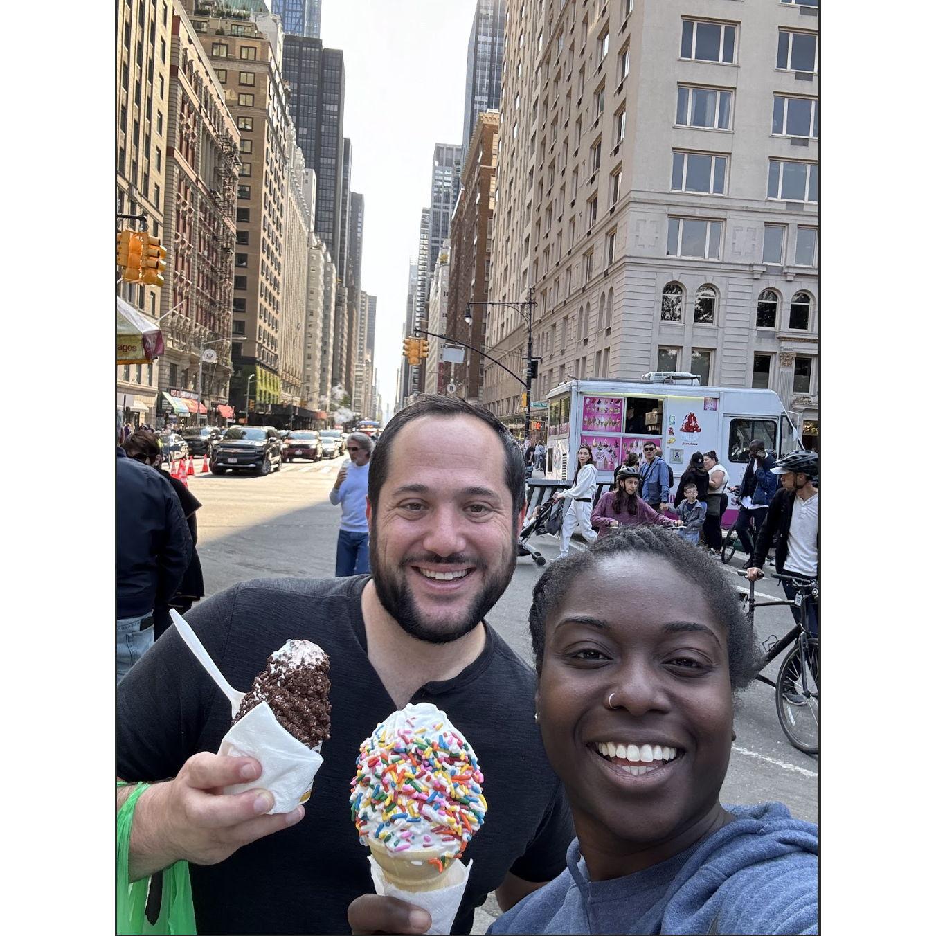 October 2024: Ice Cream @ Central Park in NYC!