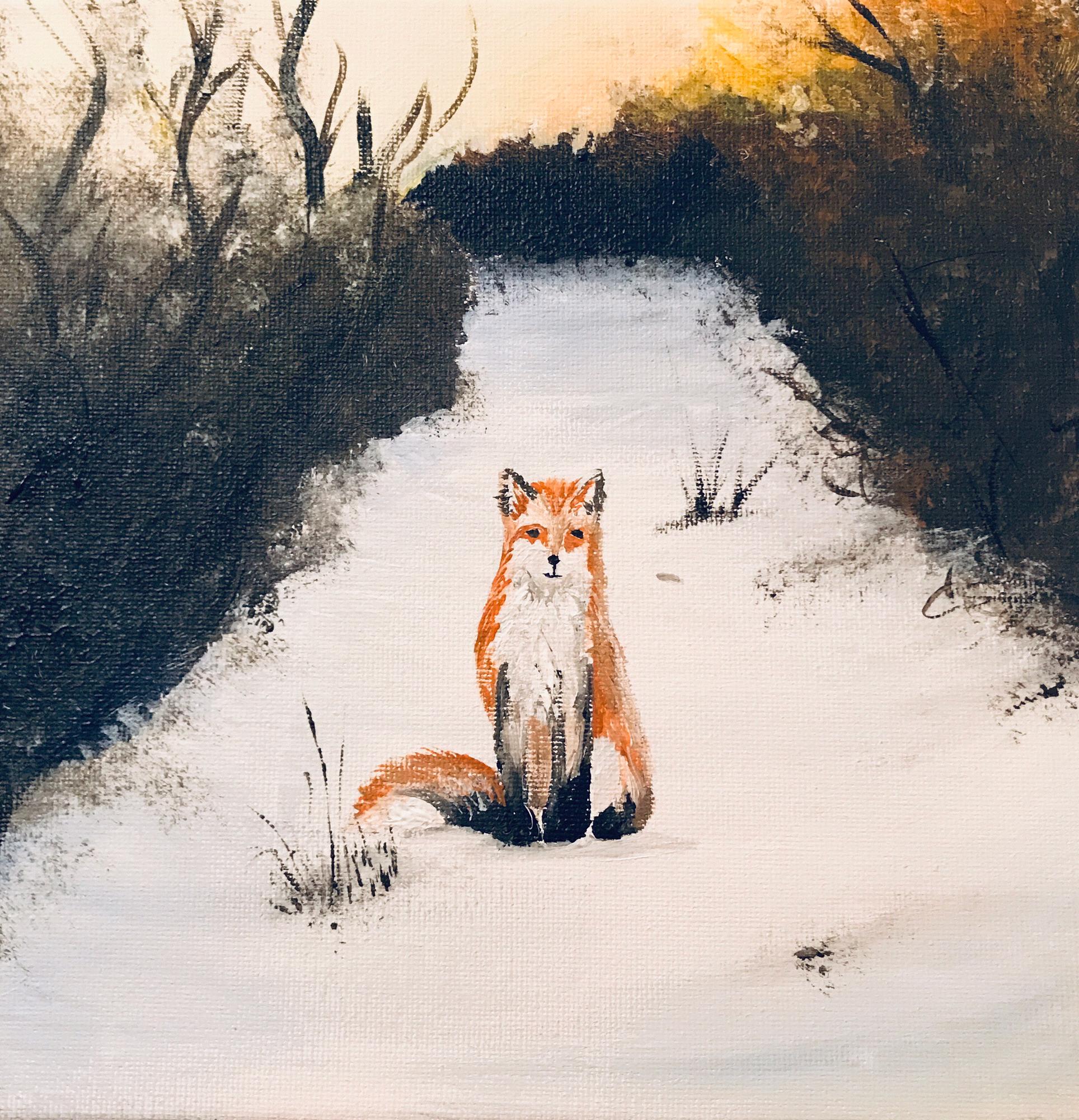 The Fox
Acrylic on canvas
10x10
Suggested Price: $80
SOLD