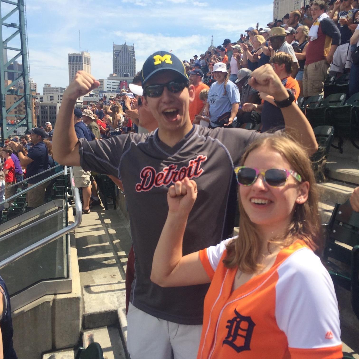 Ashley attended her first MLB game with Hunter that ended with a walk off home run in the bottom of the 9th.