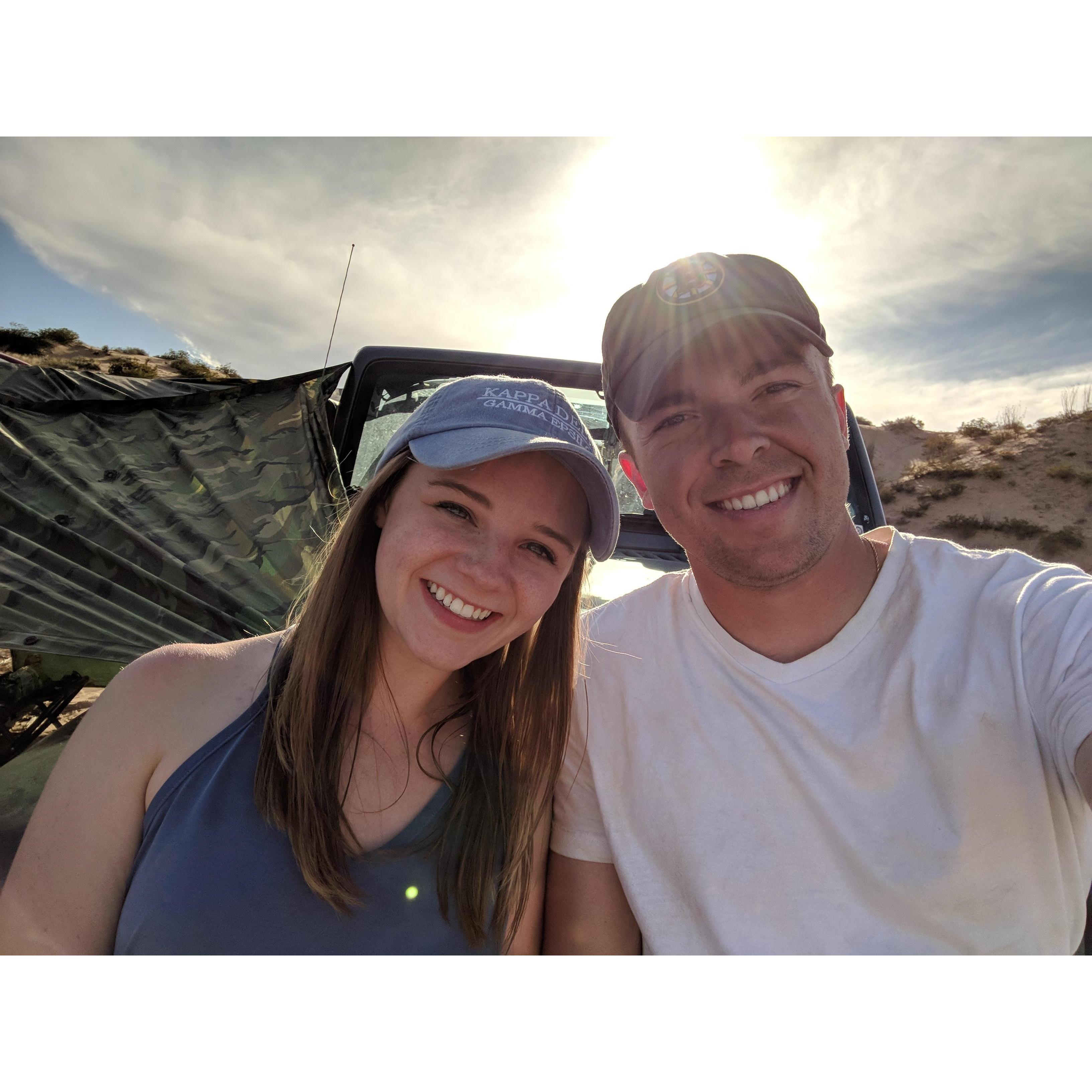 April 2018 - Hanging out in the Texas desert and enjoying time with each other