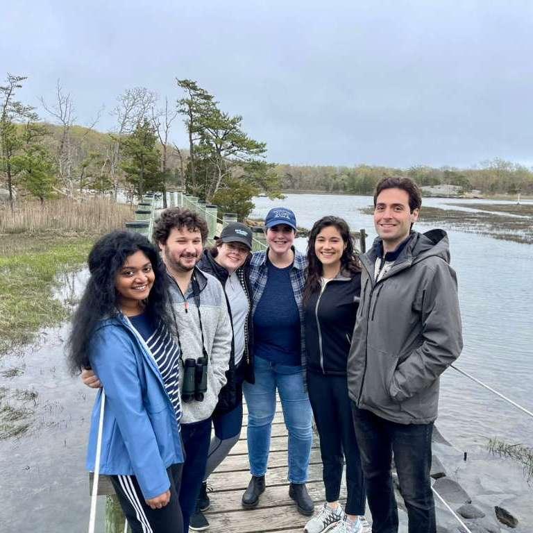 With Brett's colleagues in Branford, CT