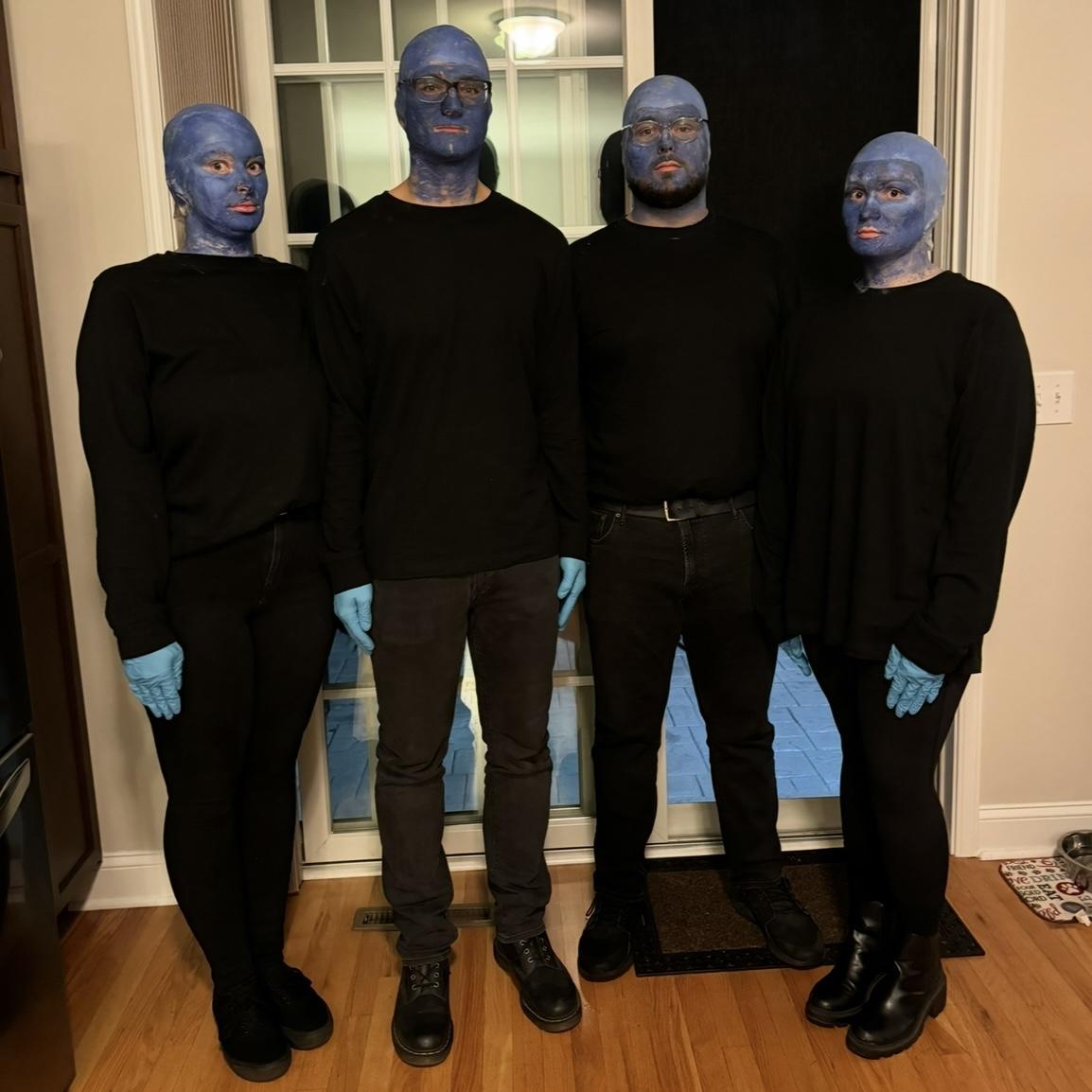 The Blue Man Quartet, October 2023