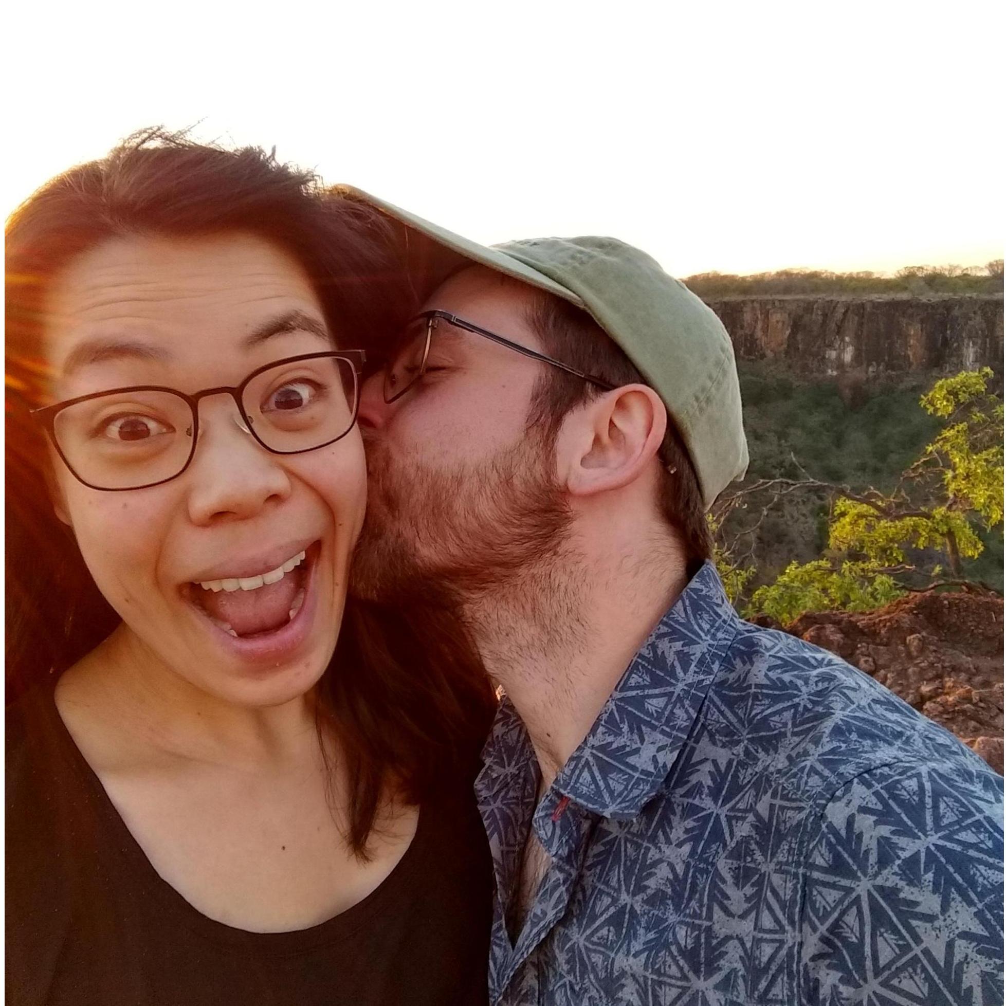 Zambia 2019, near Victoria Falls where Zach (finally) proposed
