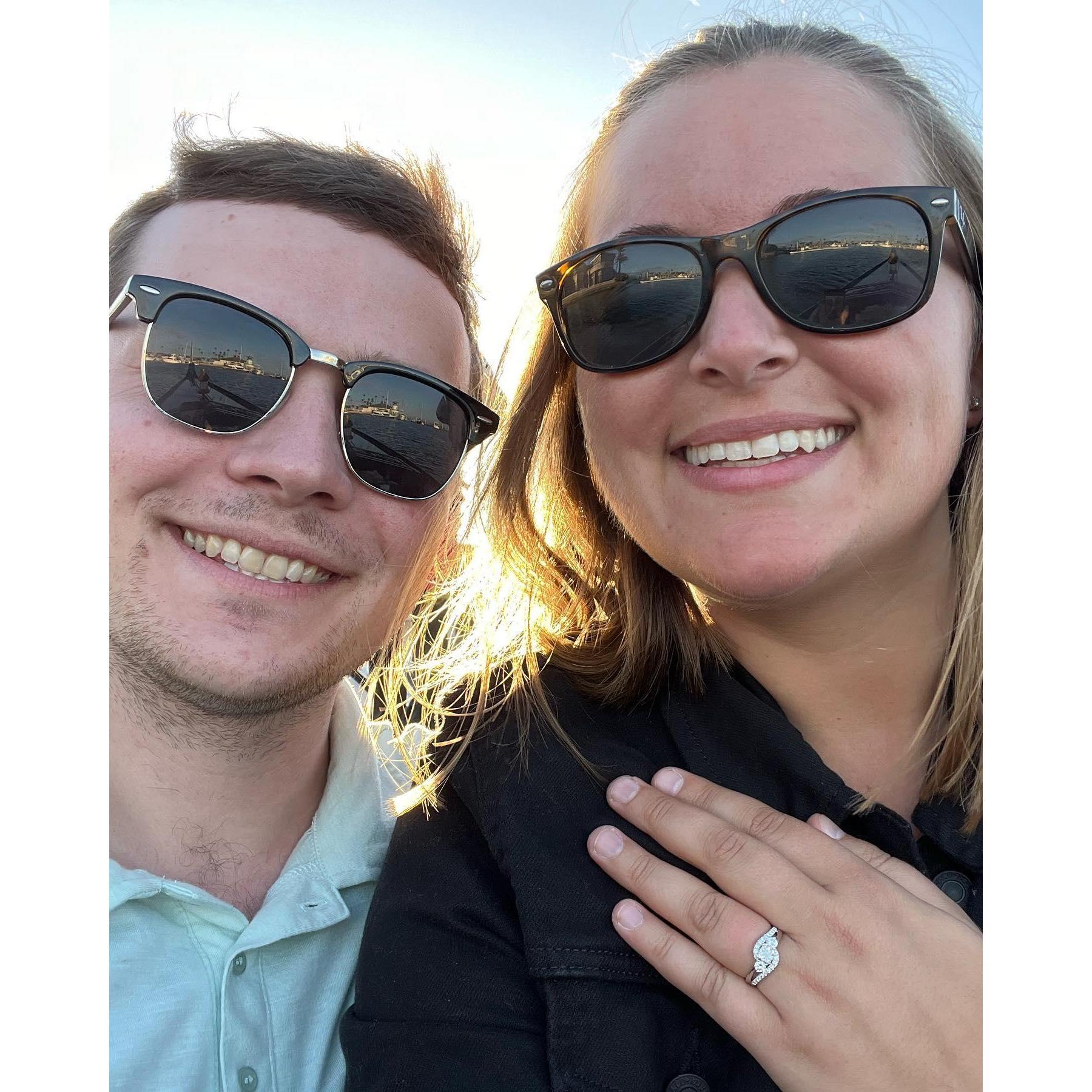 Spencer proposed on June 18, 2022, on a gondola ride in Coronado.