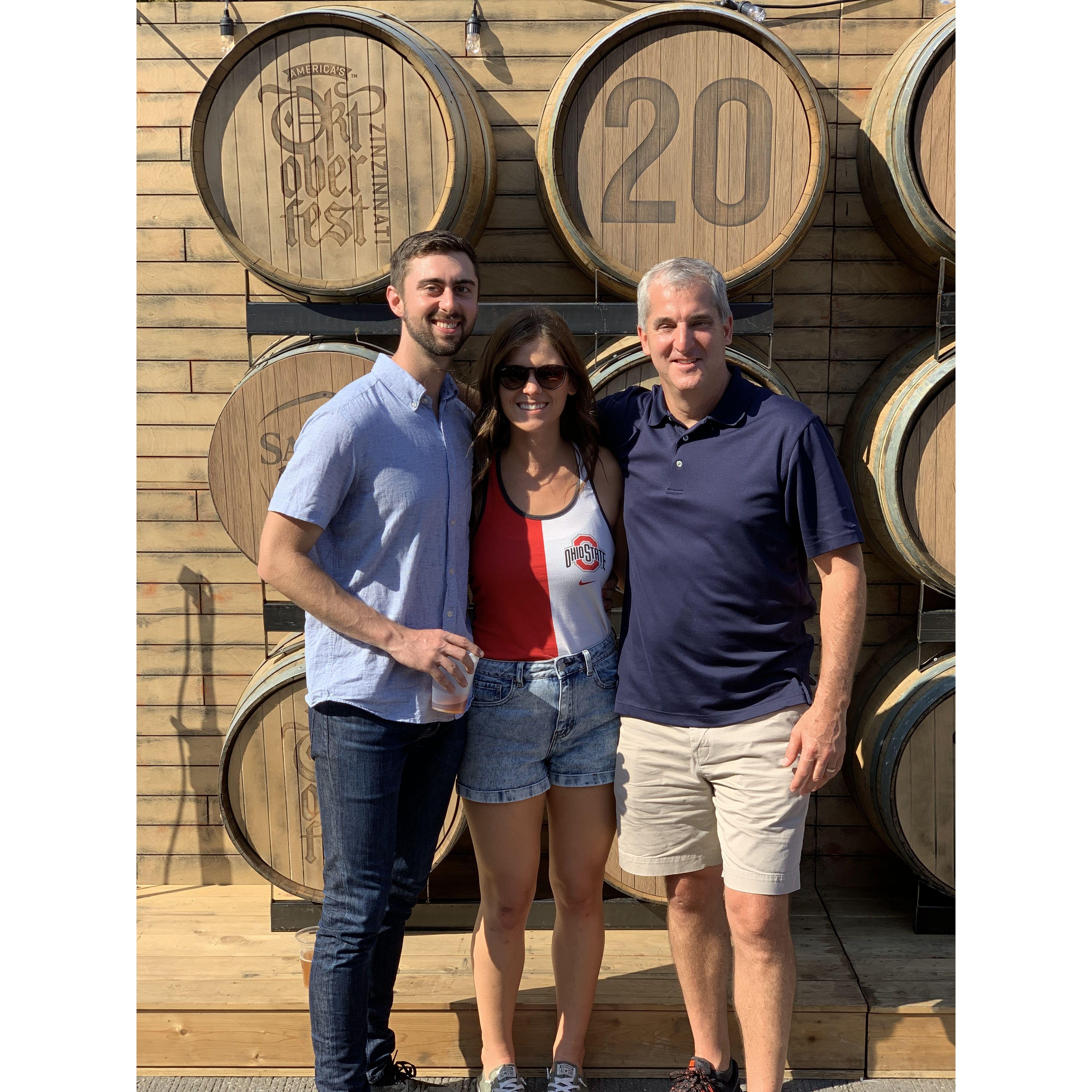 Our second date and third time hanging out. Jade quickly became a part of the Basile family even after some grilling from Dad!