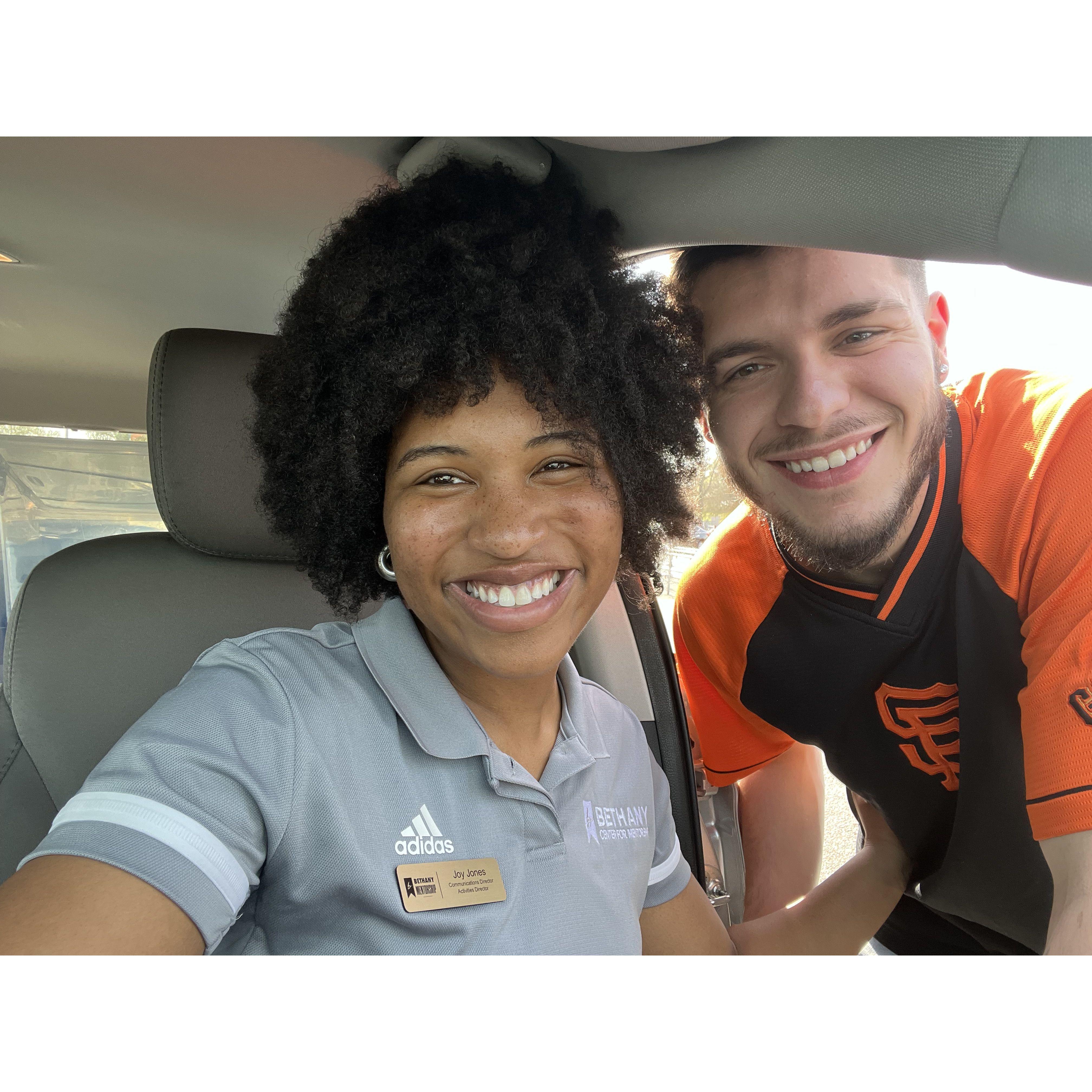 Seth arrives in Baton Rouge on his birthday and helps me with work errands!