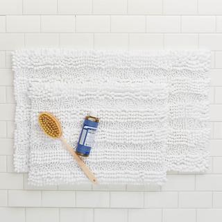 Chenille Noodle 2-Piece Bath Mat Set