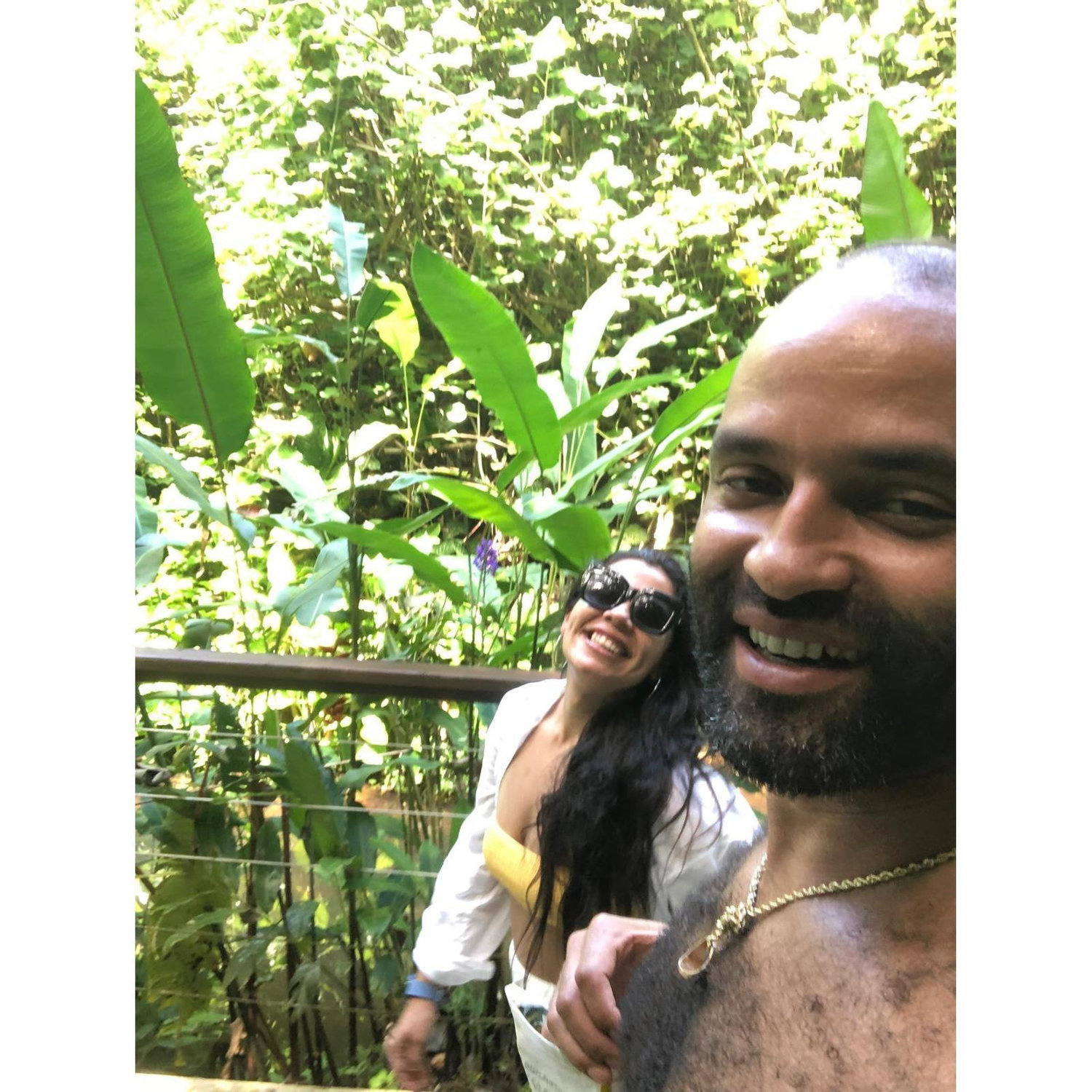 One of our first getaways. Look at that smile