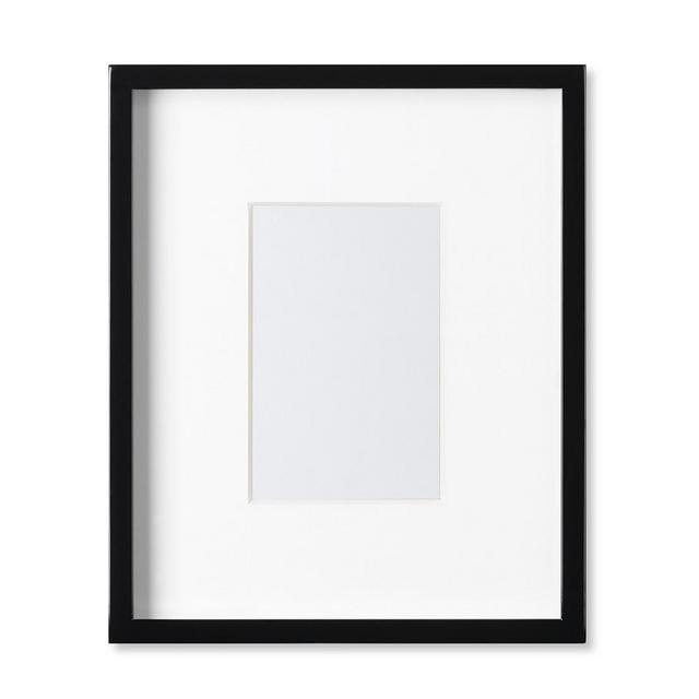 Black Lacquer Gallery Frame, 4" X 6"