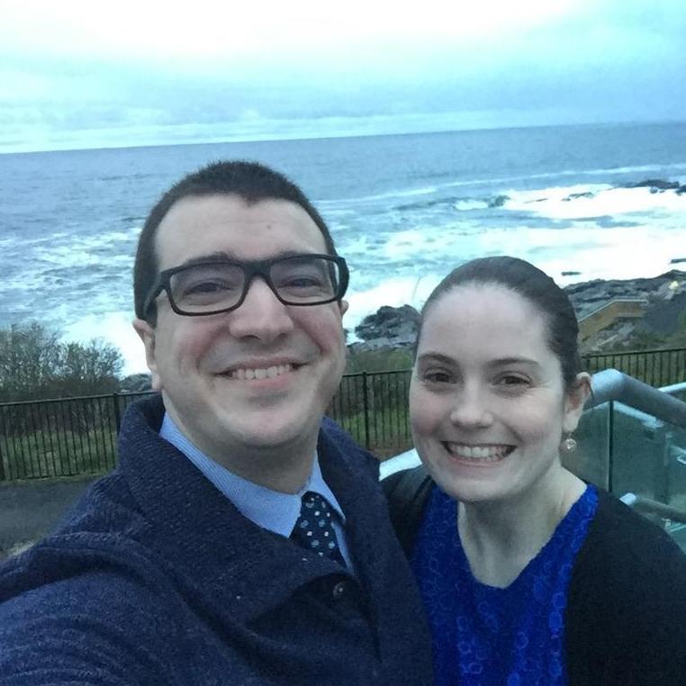 Sea-side dinner at the Cliffhouse in Maine (it was FREEZING)!