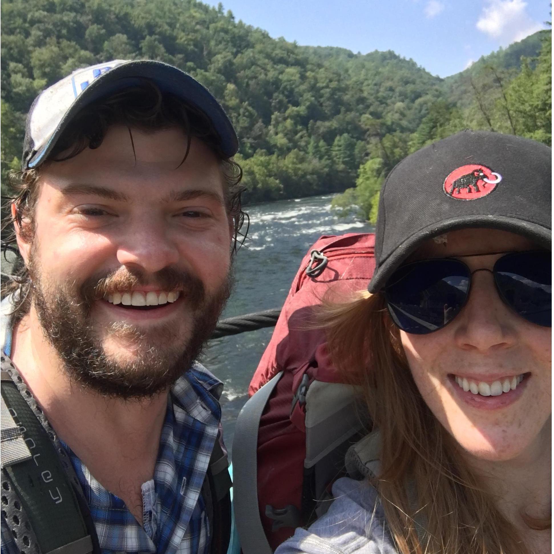 Hiking in Tennessee.