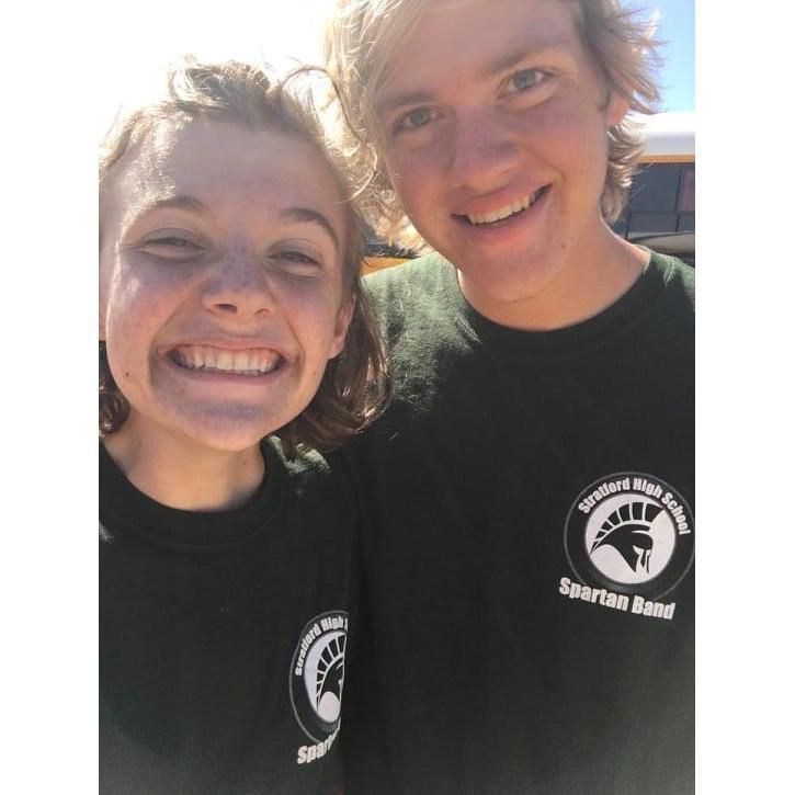 This was nearly exactly when we started dating! We got 1st place at UIL so this was the last photo of Zach before he shaved his head!