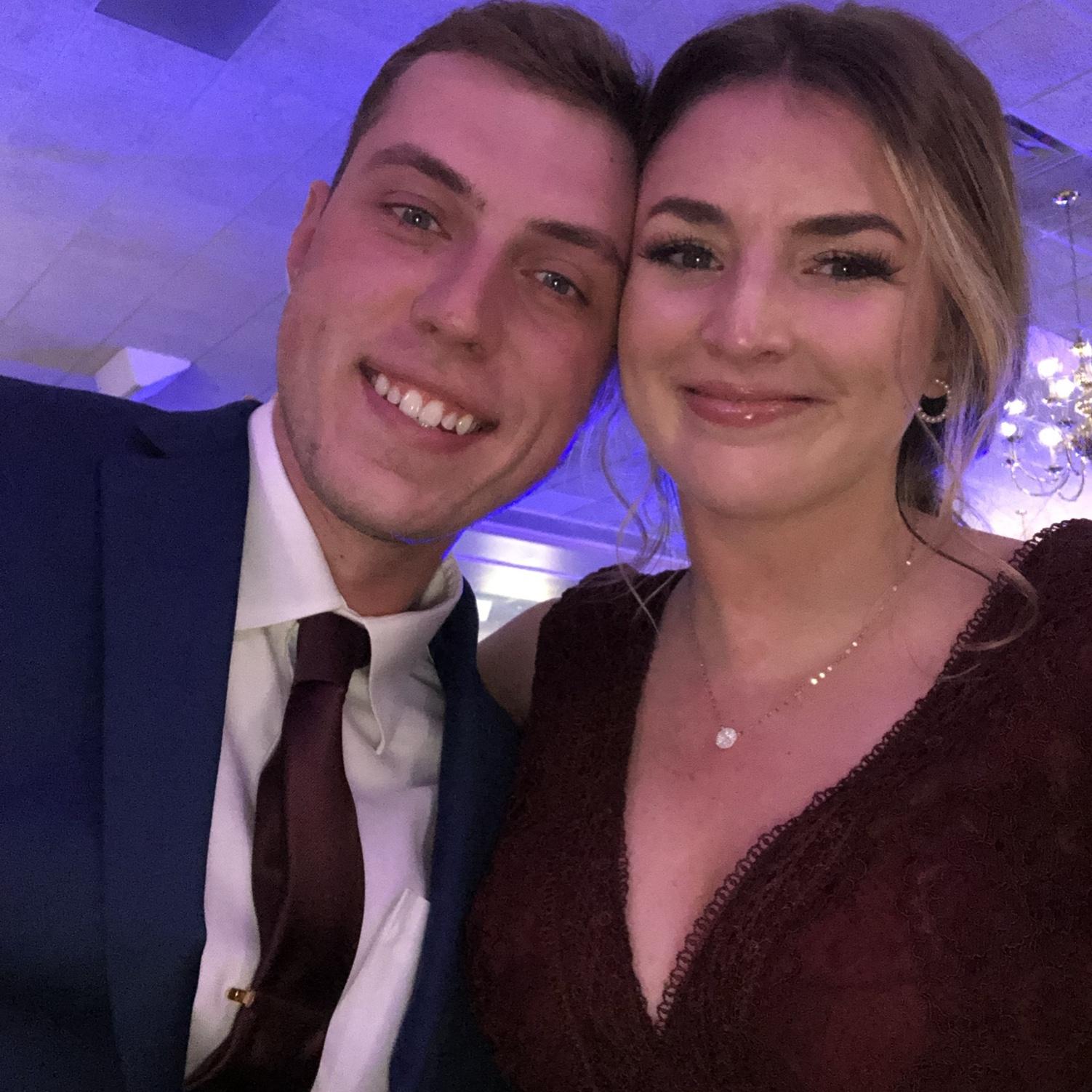 At a wedding in Buffalo, NY. Nov. 2021