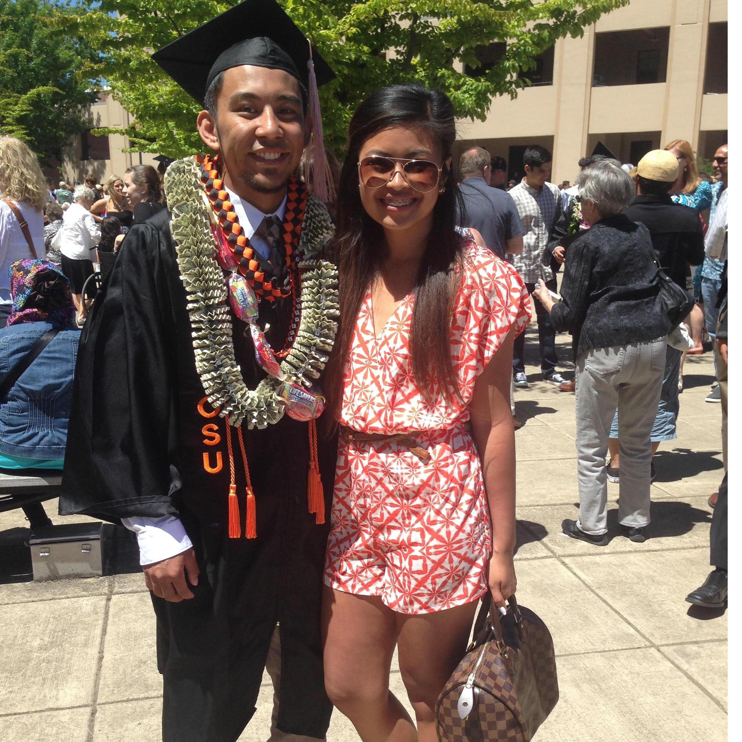 Derrick's graduation from Oregon State University, 2015