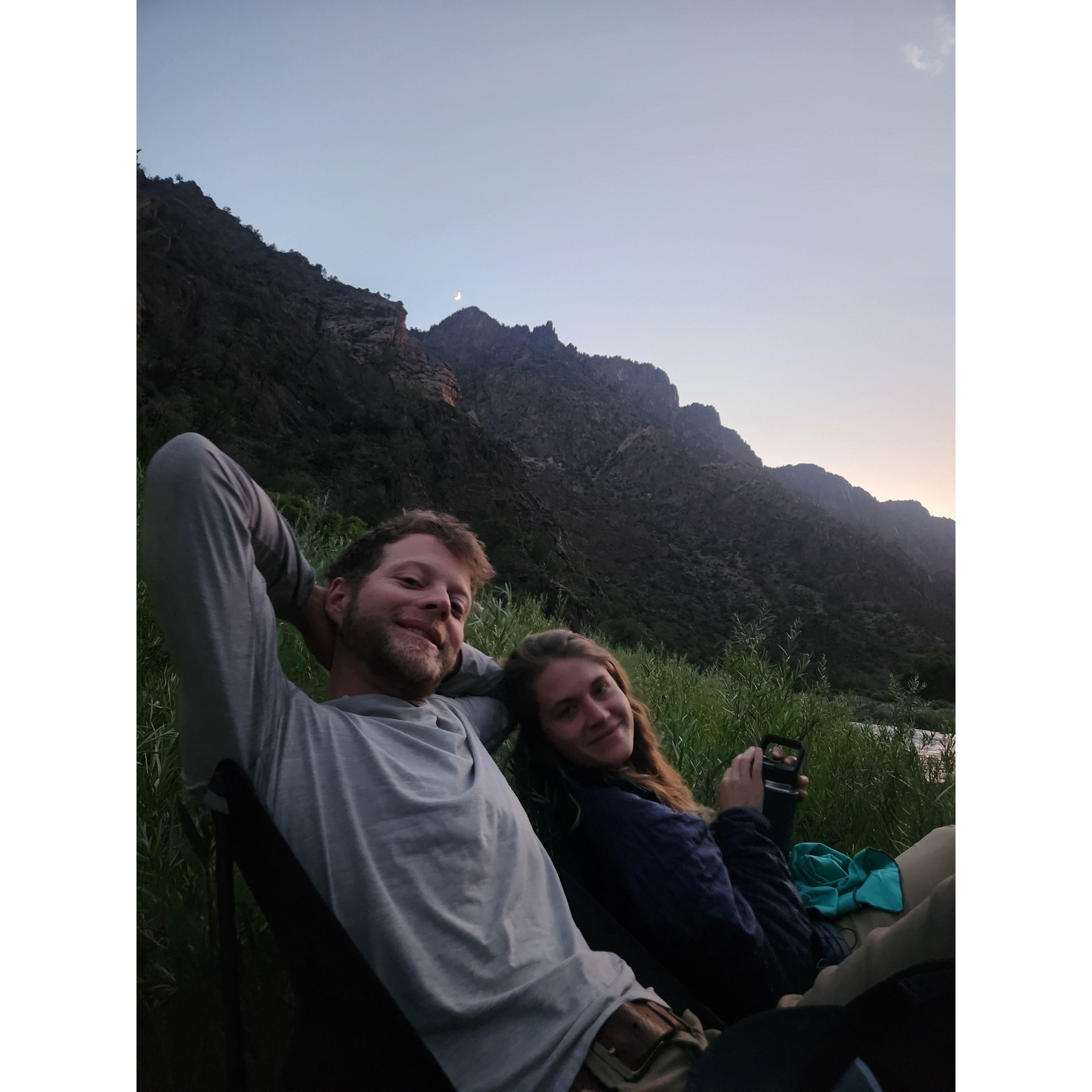 This photo was taken last summer on a trip with Linda and Nick to the Black Canyon of the Gunnison. It was magical.