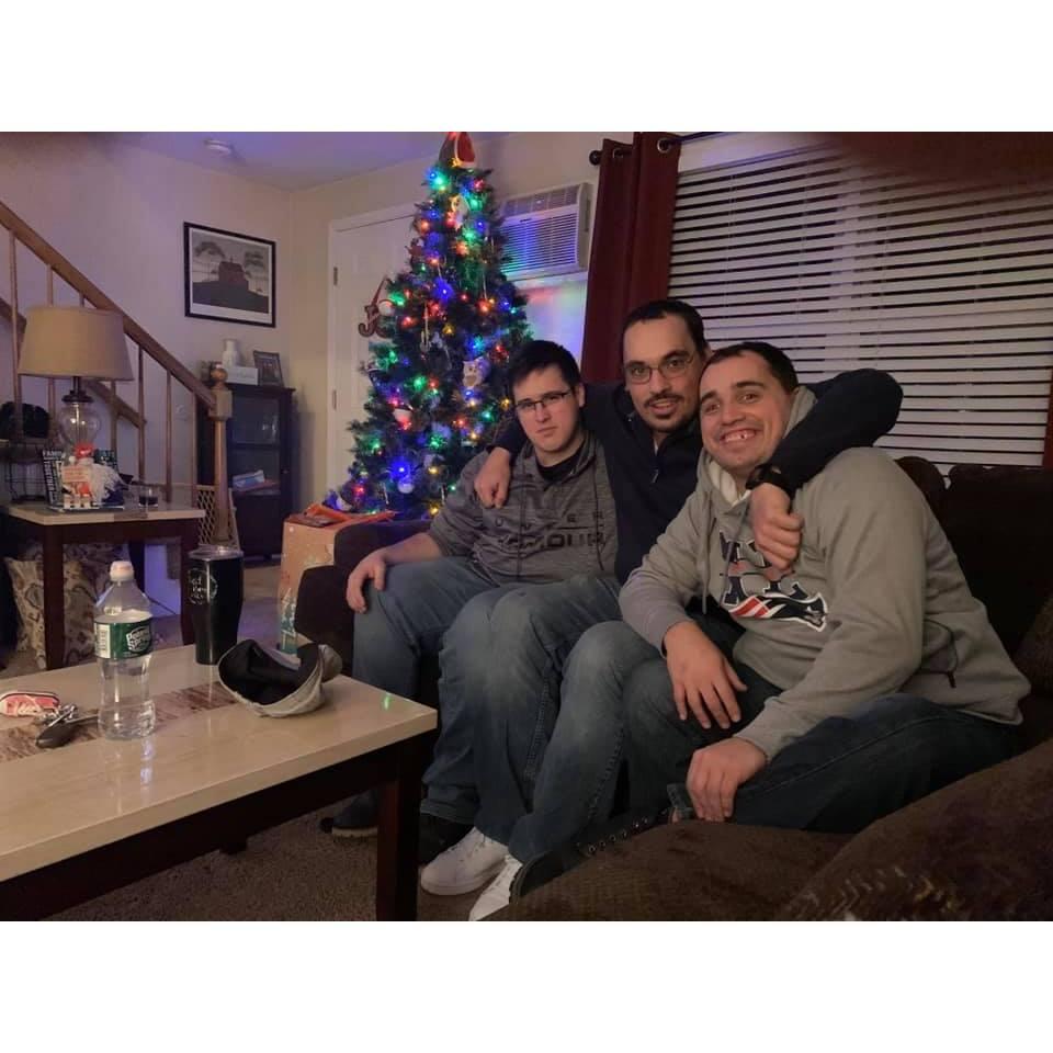 Anthony and his brothers