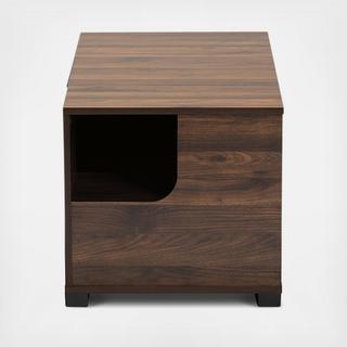 Connor Modern & Contemporary 2-Door Cat Litter Box Cover House