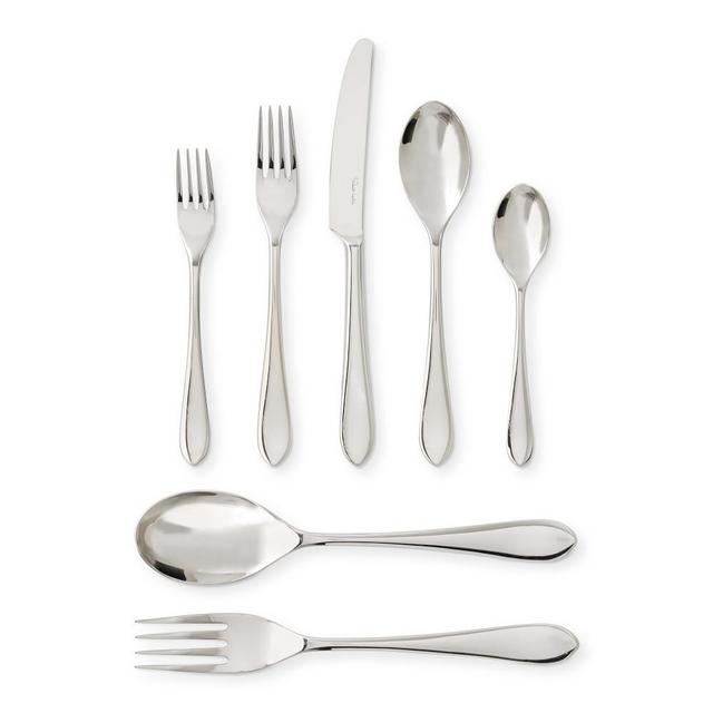 Flute Mirror 42-Piece Flatware Set