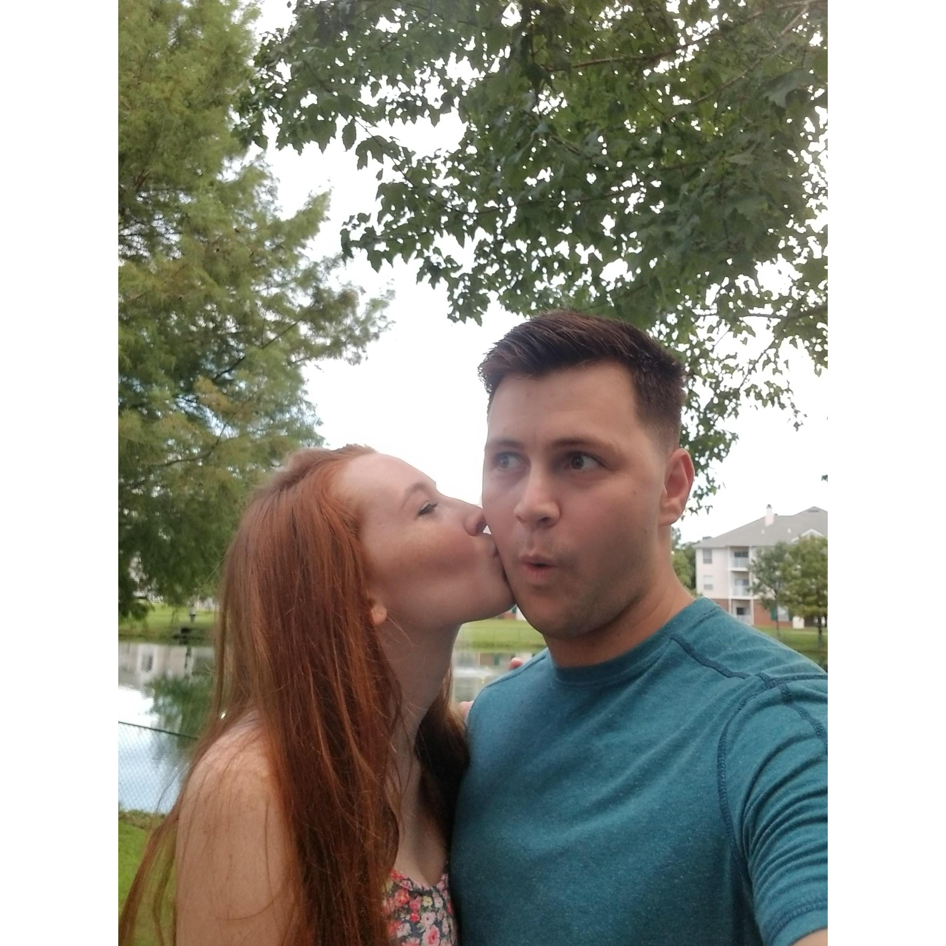 One of our first sets of "date night" pictures :)