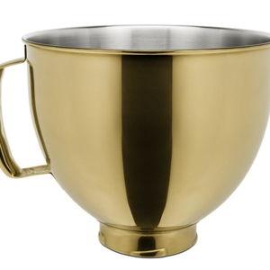 5 Quart Tilt-Head Metallic Finish Stainless Steel Bowl Radiant Gold KSM5SSBRG | KitchenAid