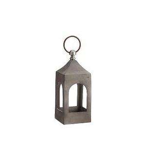 Caleb Lantern - White Weathered, Mini