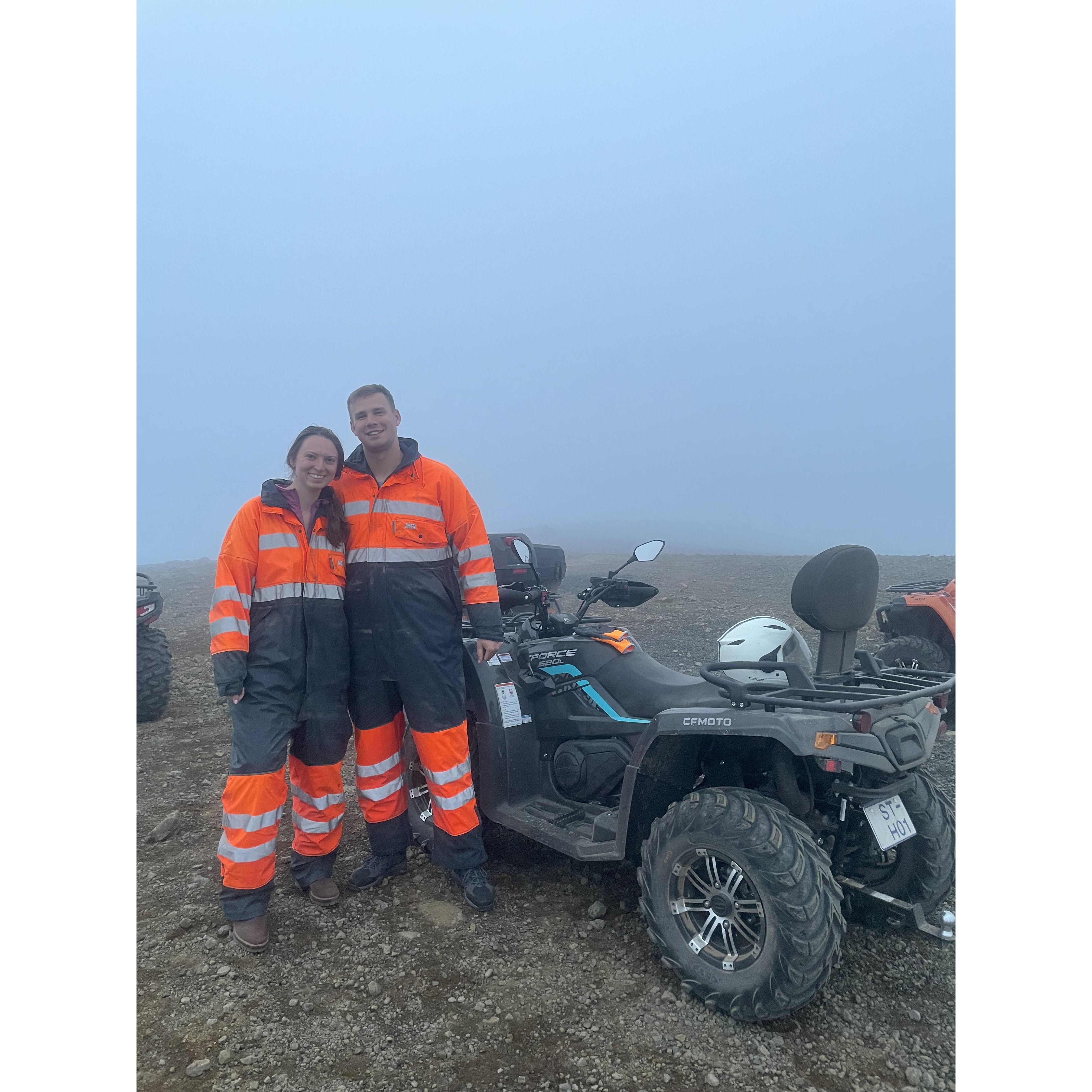 Iceland 2022! Midnight ATV-ing. Our first trip out of the country together!
