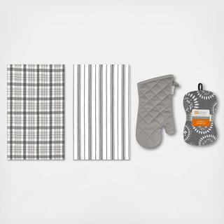 Farmhouse Kitchen Textile, 4-piece