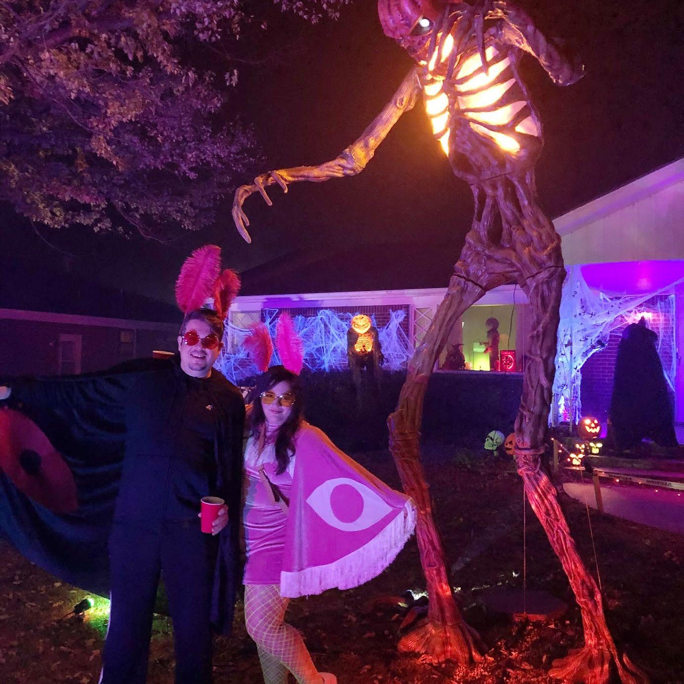 Mothman and mothwoman (Halloween)