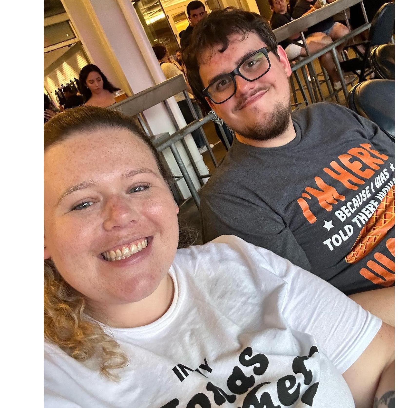 Steph introduced Kyle to her 3 other loves the Jonas Brothers.