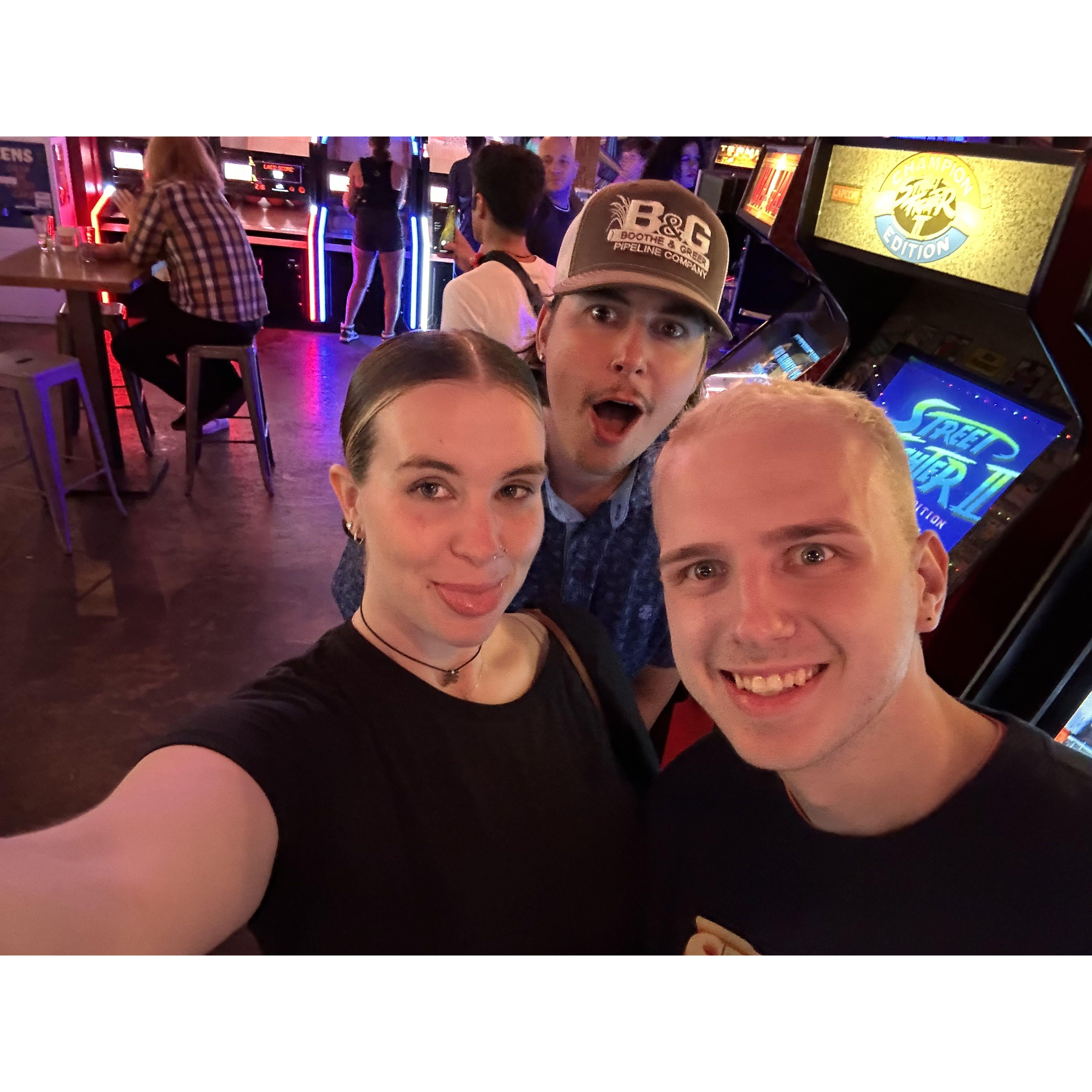 Celebrating Alec's birthday in Raleigh!