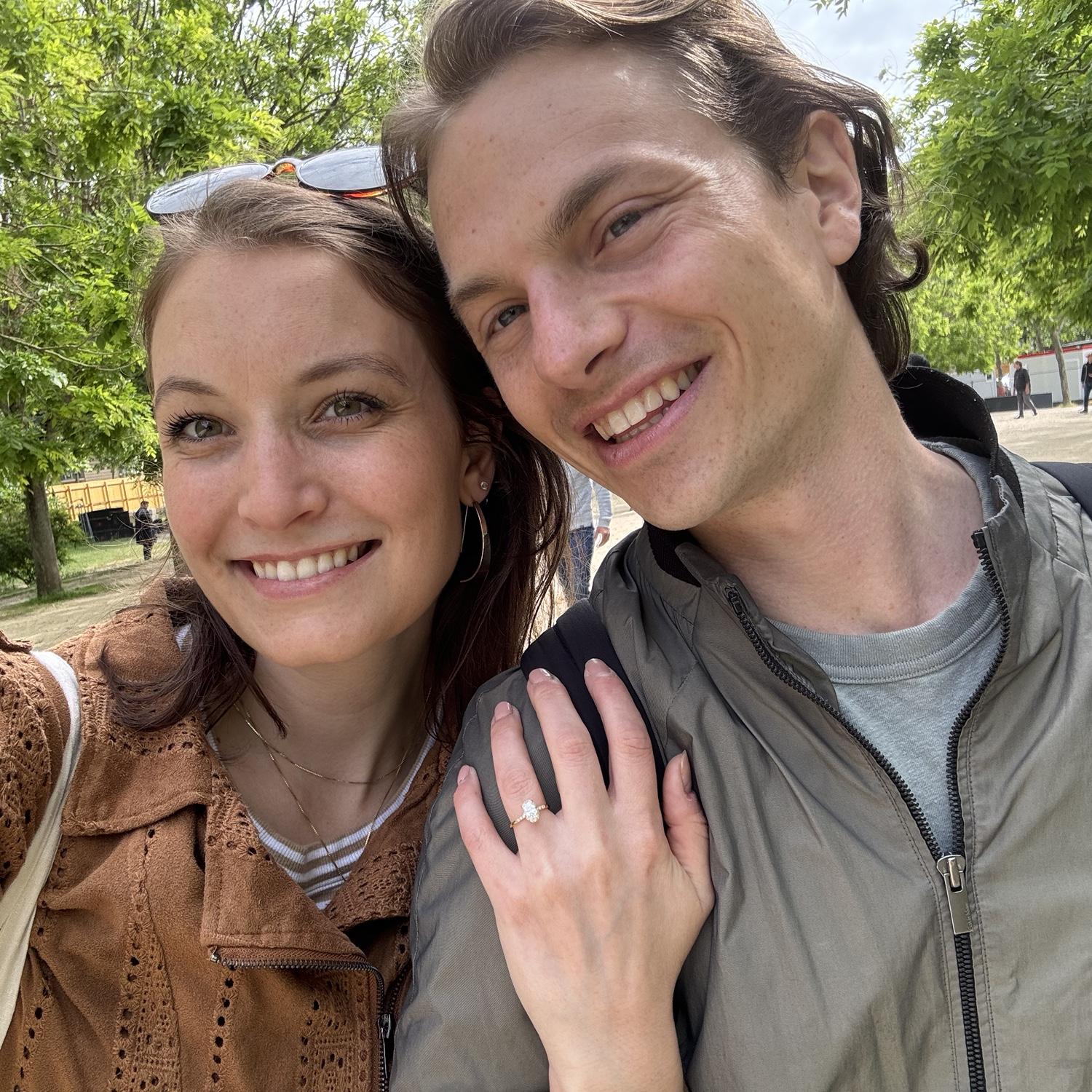 5/24/24… engaged & in Paris!