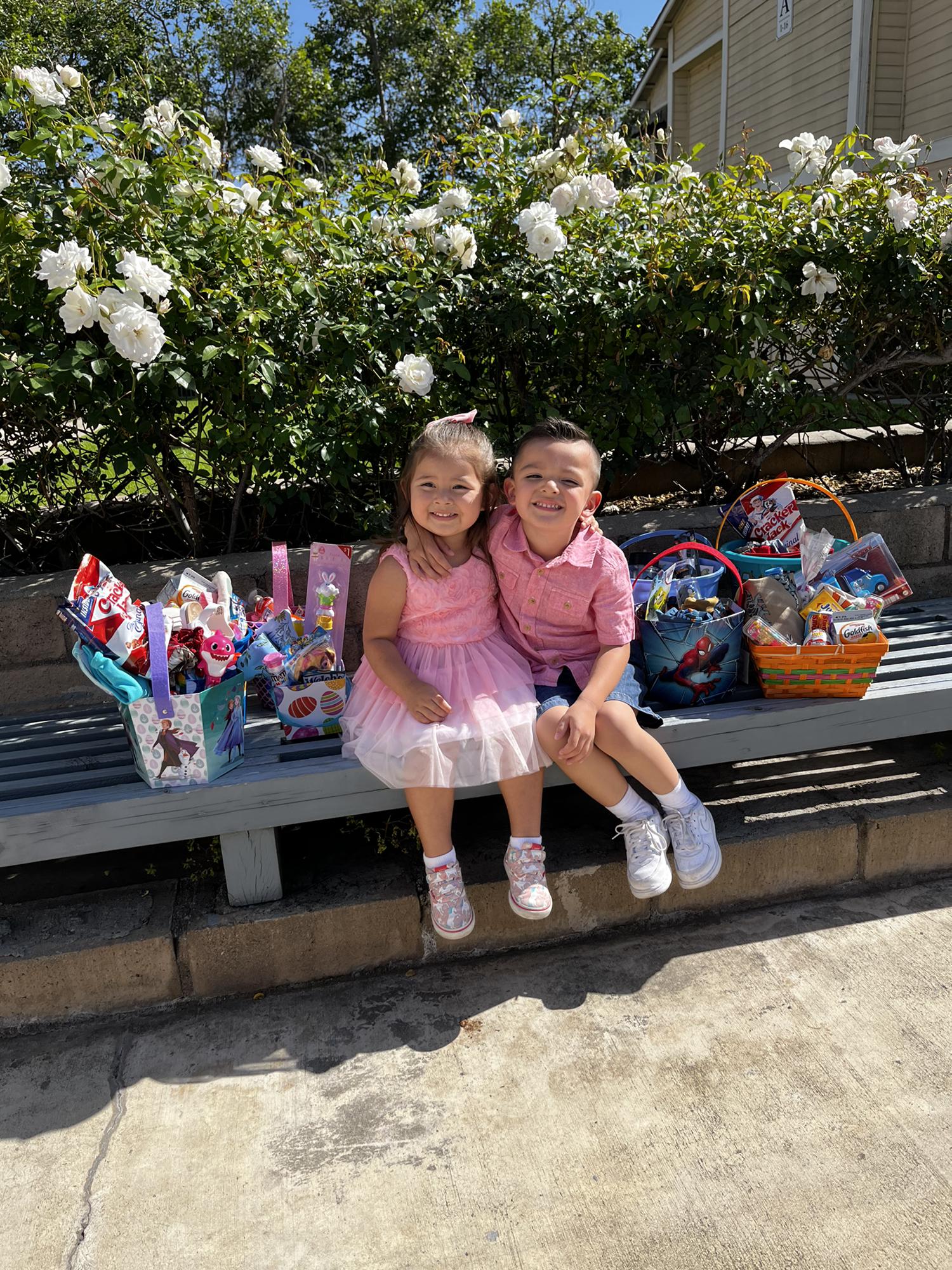 The Easter bunny spoiled the kids this year!