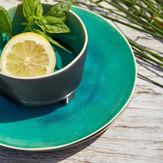 Riviera Azur Footed Cereal Bowl