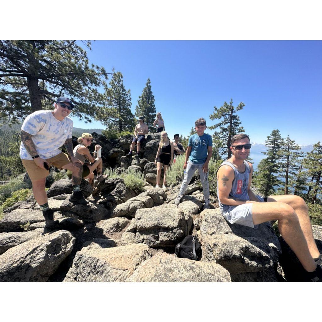 First trip with Clayton's family and Abbie's first time in Lake Tahoe