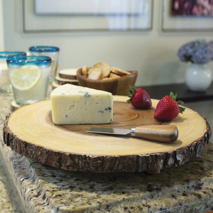 Handcrafted Acacia Wood Slab Cheese & Charcuterie Boards