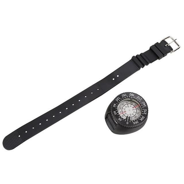 TEUOPIOE Scuba Diving Wrist Compass, Waterproof Night Vision Compass for Scuba, Camping, Kayaking and Outdoor Sports