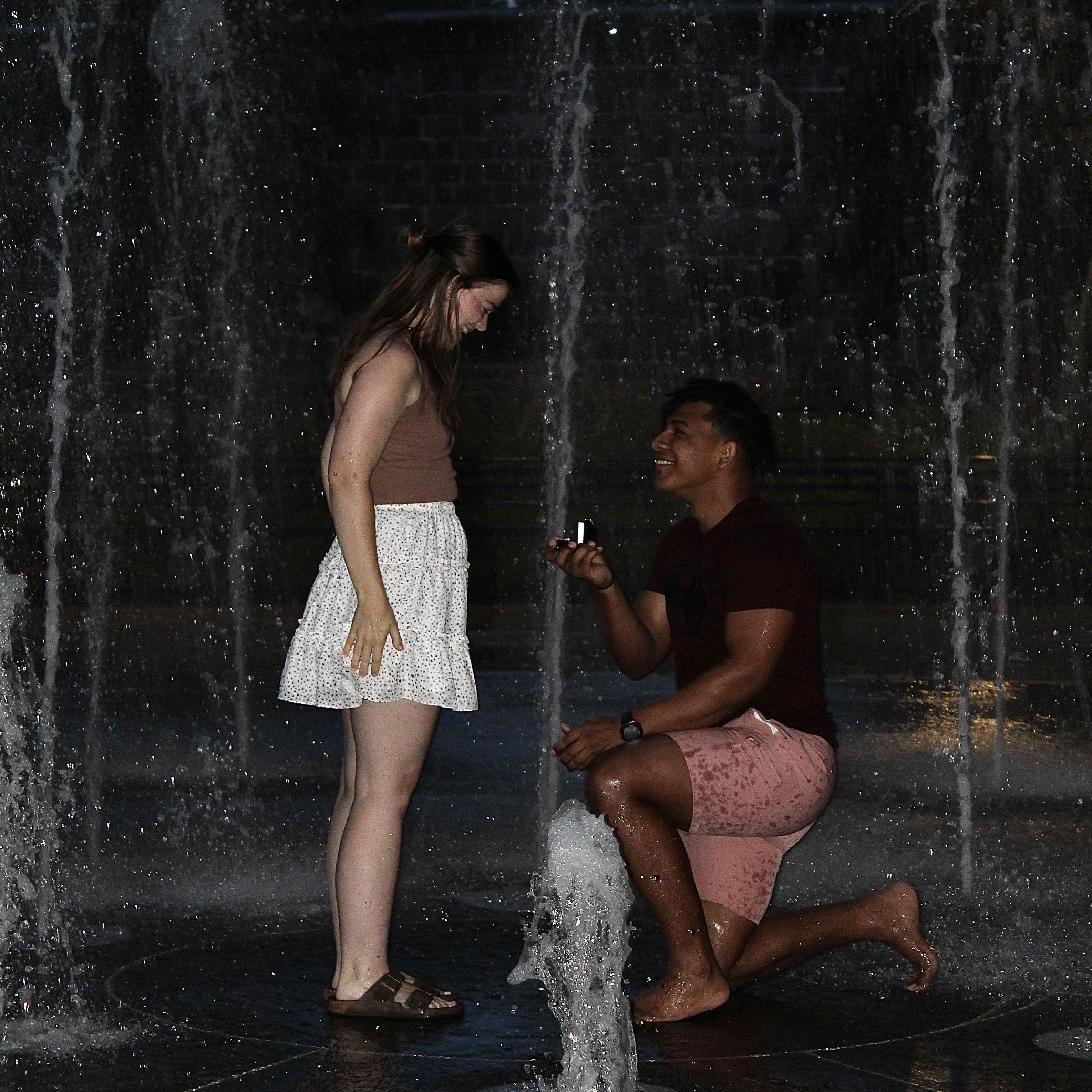 She said yes!