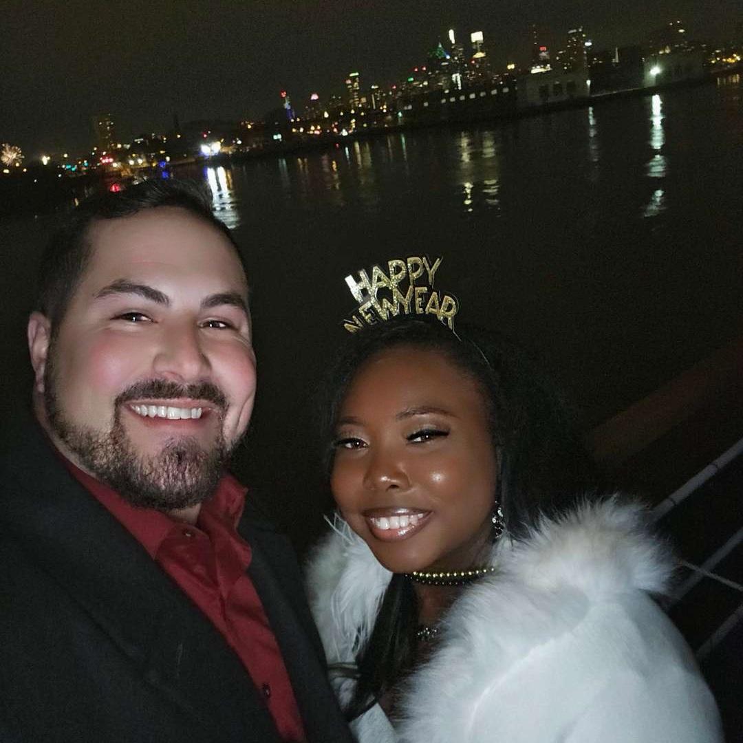 NYE 2023. The night we got engaged! Yes, I was surprised!